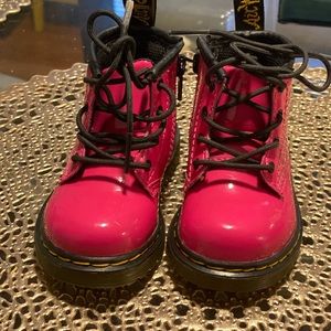 Pink toddler size 4 Doc Martens